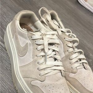 Nike Beige and Cream Sneakers